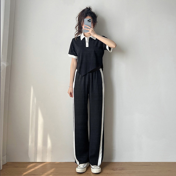 Női hosszú nadrág terhes nőknek magas derékkal - sport