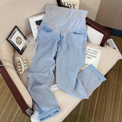 Magas derekú kismama farmernadrág