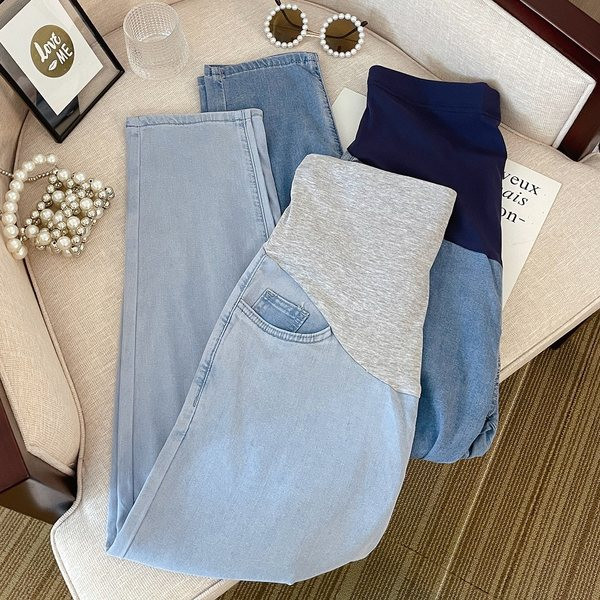 Magas derekú kismama farmernadrág