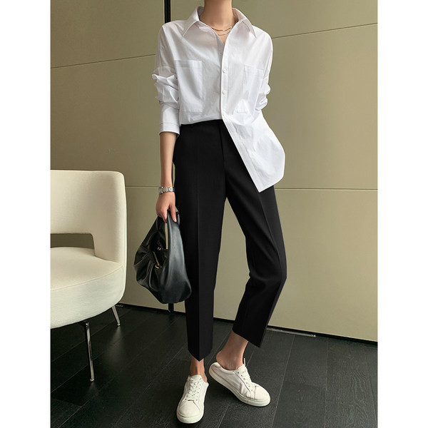 Naiste elegantsed rasedapüksid kahes värvitoonis