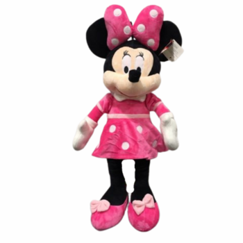 Играчка Minni Mouse, Мини Маус, Розова, Плюшена, 47 см