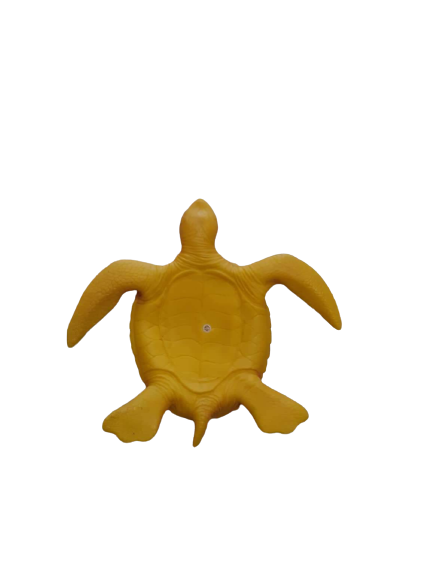 Играчка за баня, Костенурка, Гумена, 25х28 см, Кафява