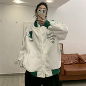 Дамско есенно яке в два цвята - спортен модел