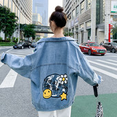 Női farmerdzseki őszi napokra