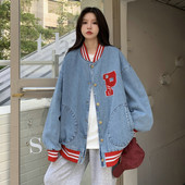 Női őszi kabát - farmer sportmodell