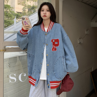 Női őszi kabát - farmer sportmodell