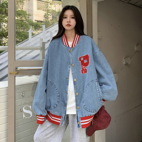 Női őszi kabát - farmer sportmodell