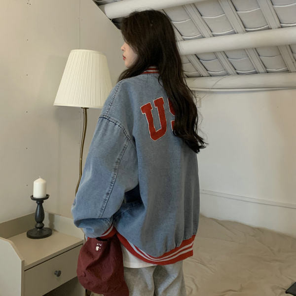 Női őszi kabát - farmer sportmodell