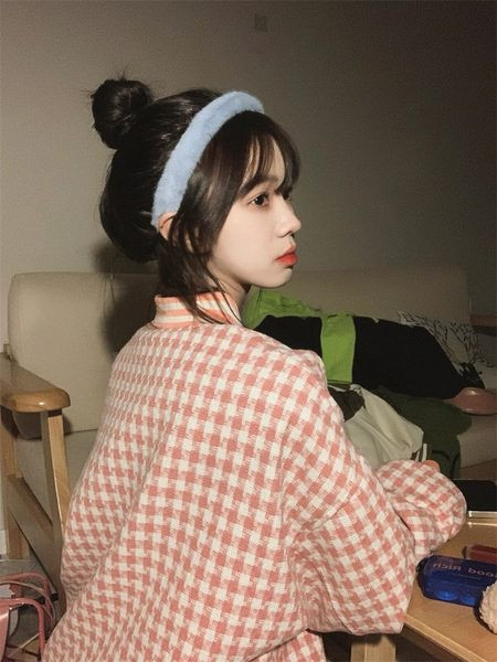 Ženski karirani sako od košulje