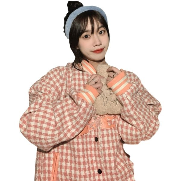 Ženski karirani sako od košulje