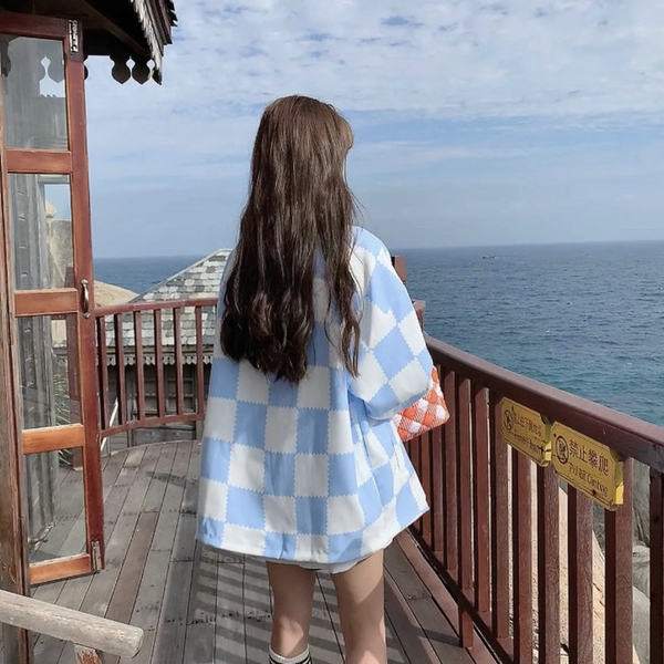 Női széles őszi kabát