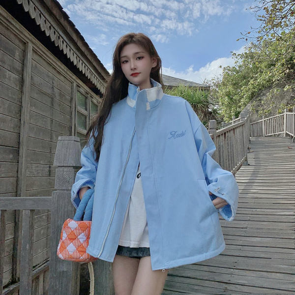 Női széles őszi kabát