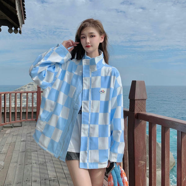 Női széles őszi kabát