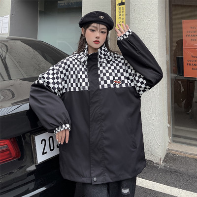 Alkalmi női, cipzáras kapucnis dzseki