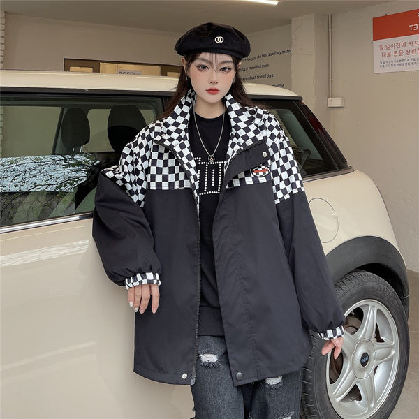 Alkalmi női, cipzáras kapucnis dzseki