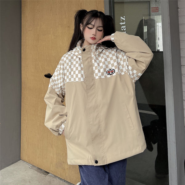 Alkalmi női, cipzáras kapucnis dzseki