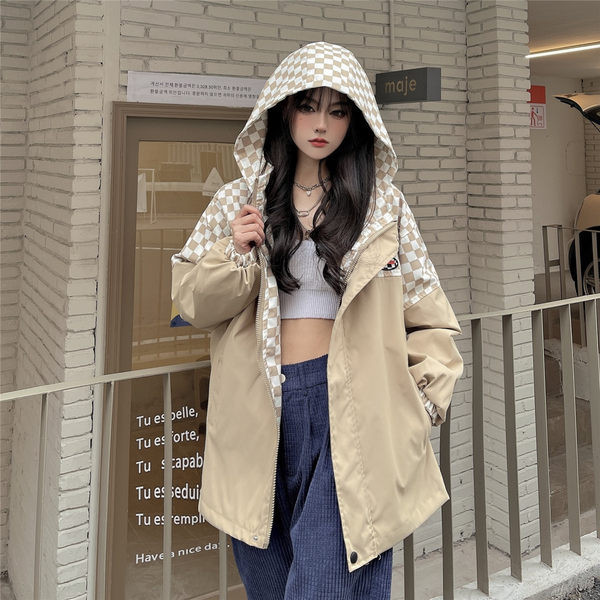 Alkalmi női, cipzáras kapucnis dzseki