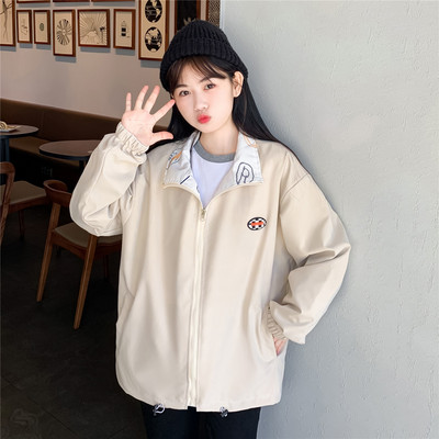 Sportos őszi kabát két arccal és cipzárral