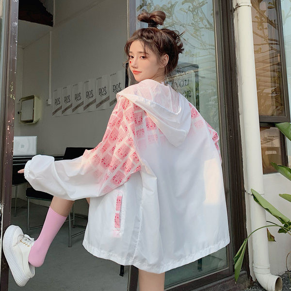 Színes női kabát könnyű anyagból