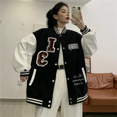 Női őszi kabát gombokkal - sport stílusú