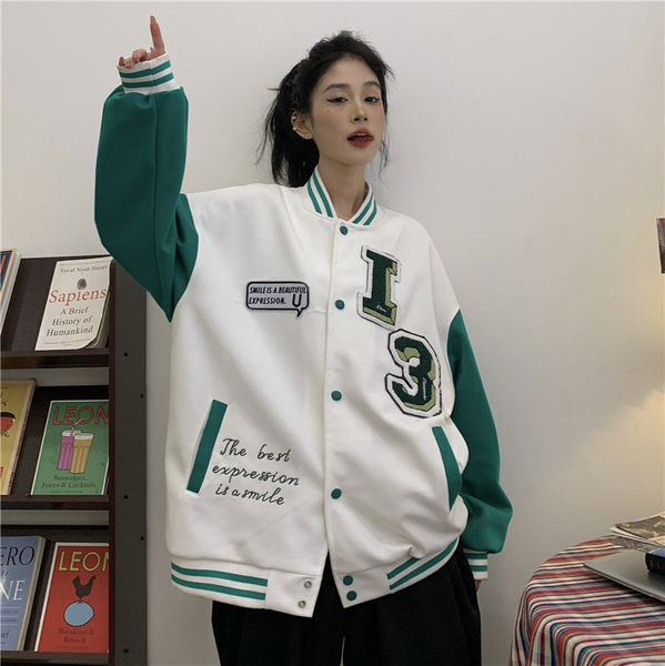 Női őszi kabát gombokkal - sport stílusú