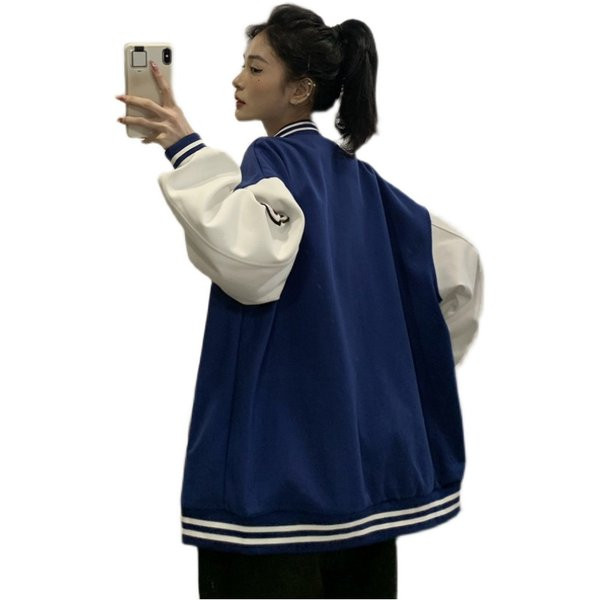 Női őszi kabát gombokkal - sport stílusú