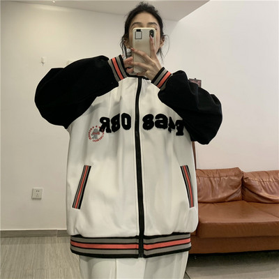 Široki model ženske jesenske jakne