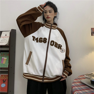 Široki model ženske jesenske jakne