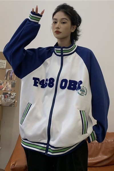 Široki model ženske jesenske jakne