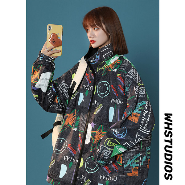 Őszi női kabát - két arccal