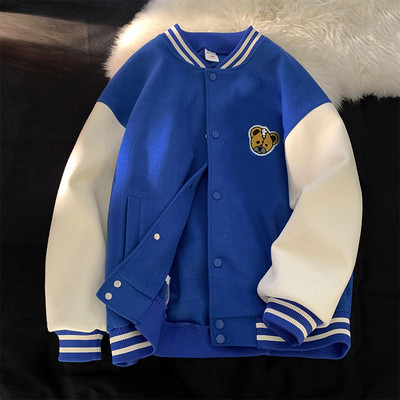 Női őszi kabát medvével