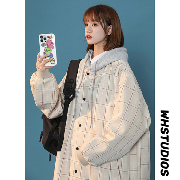 Őszi női kapucnis kabát