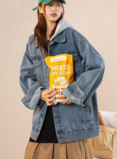 Farmer kabát őszi napokra, gombokkal és zsebbel