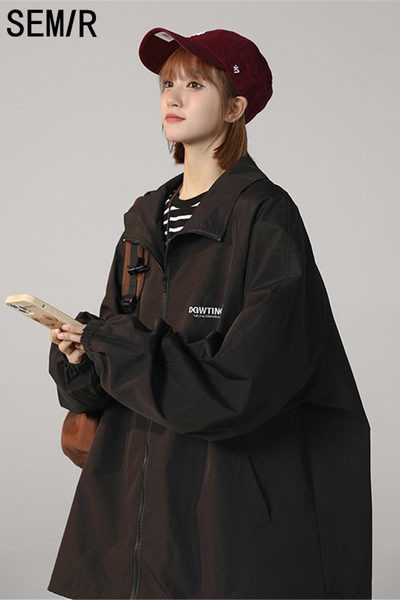 Női őszi kabát - szabad fazon