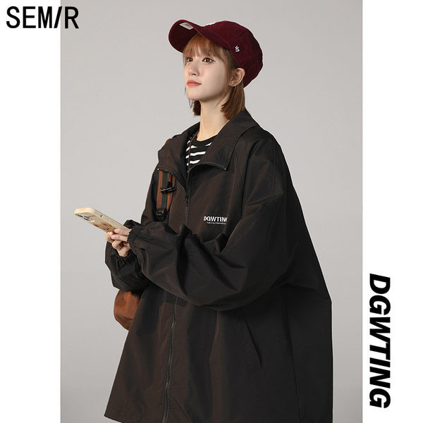 Női őszi kabát - szabad fazon