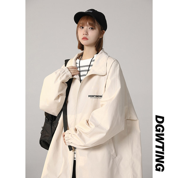 Női őszi kabát - szabad fazon