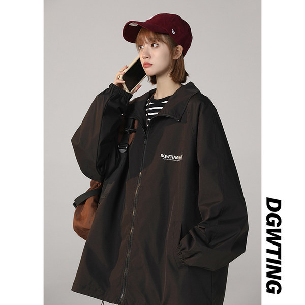 Női őszi kabát - szabad fazon