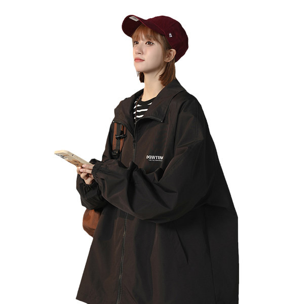 Női őszi kabát - szabad fazon