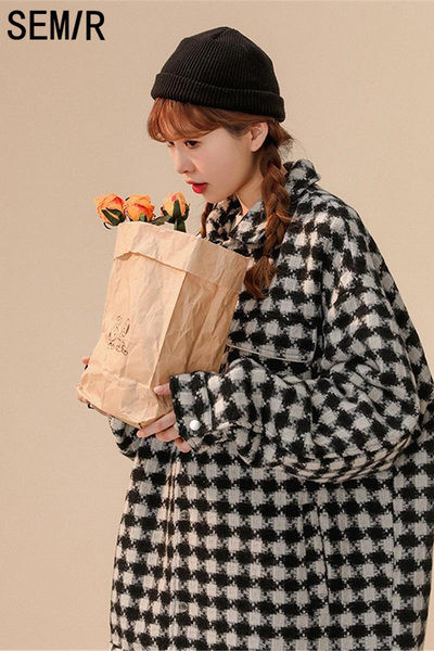 Kockás női kabát típusú ing különböző színekben