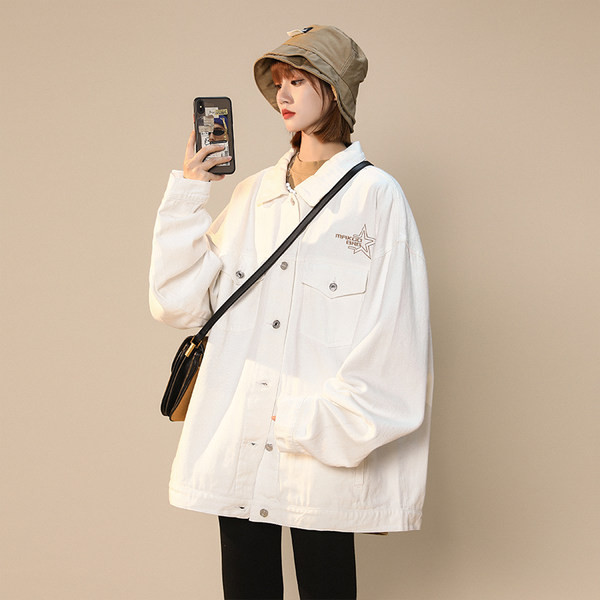 Női széles farmerdzseki