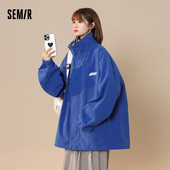 Őszi női kabát cipzárral - tiszta modell