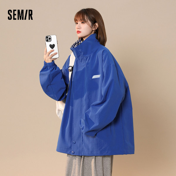 Őszi női kabát cipzárral - tiszta modell