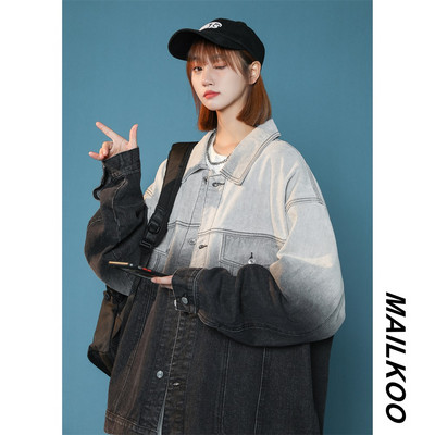 Női őszi kabát zsebbel - ingyenes modell