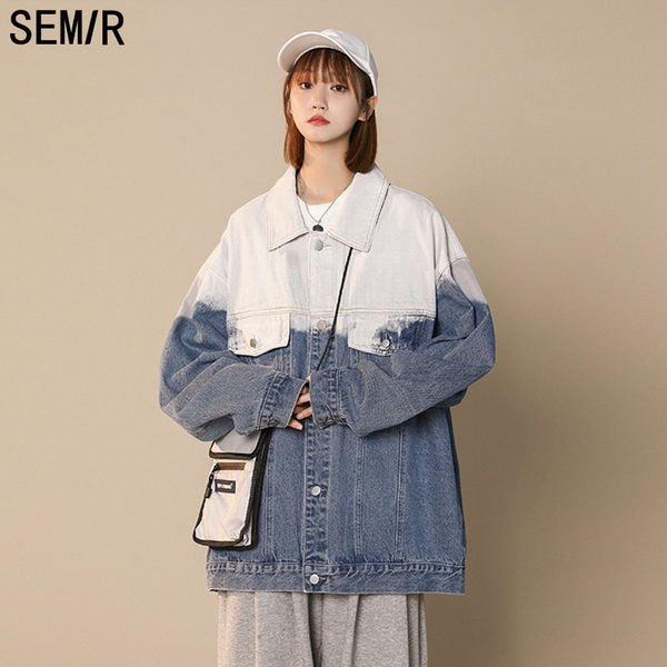 Női őszi kabát zsebbel - ingyenes modell