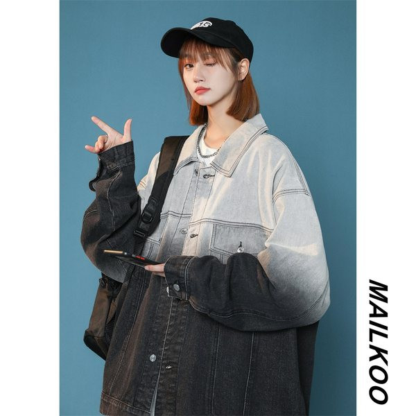 Női őszi kabát zsebbel - ingyenes modell