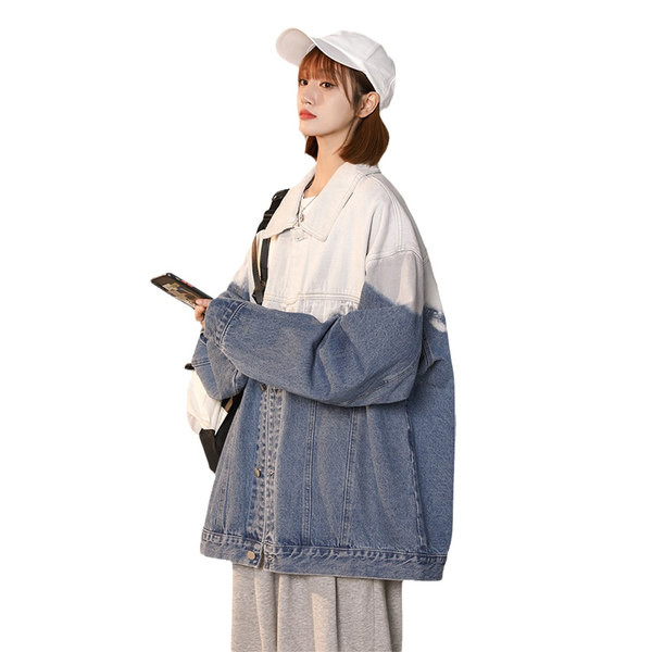 Női őszi kabát zsebbel - ingyenes modell