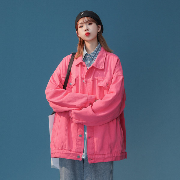 Női farmerdzseki különböző színekben