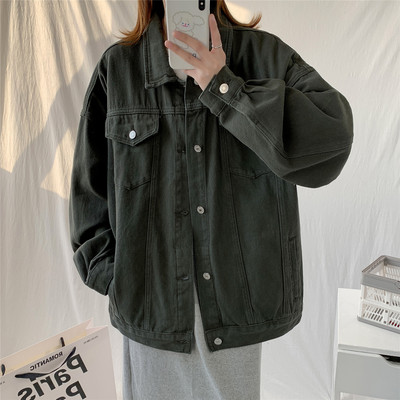 Γυναικείο μπουφάν με κουμπιά και τσέπη