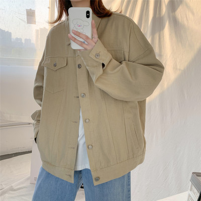 Γυναικείο μπουφάν με κουμπιά και τσέπη