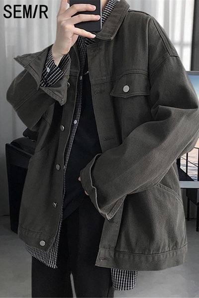 Ženska jesenja jakna na gumbe - retro stil